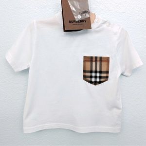 Burberry Baby Boy Paid Pocket Tee